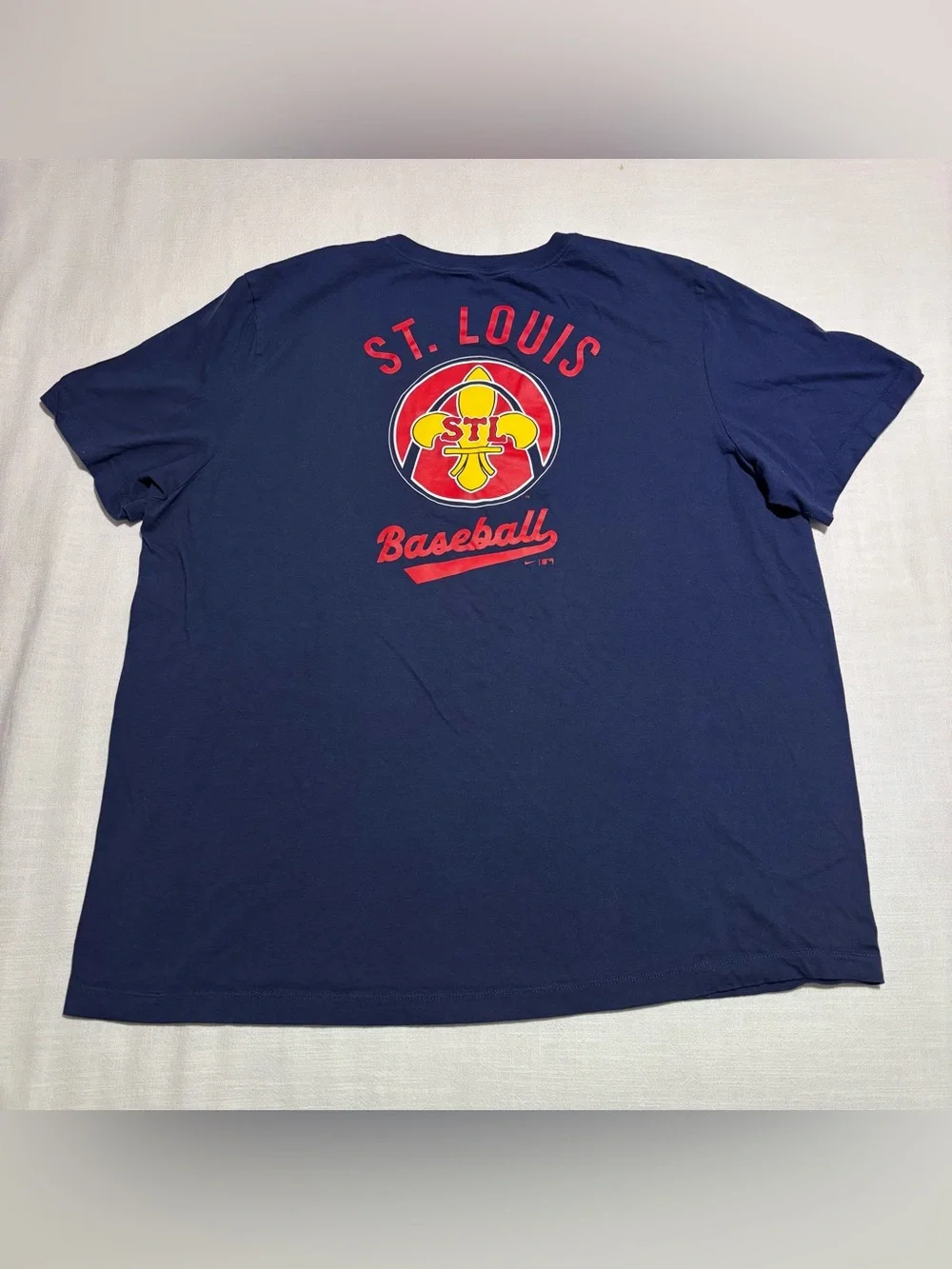 Men's St. Louis Cardinals Nike Navy 2025 City Connect 2-Hit T-Shirt | Size XXL